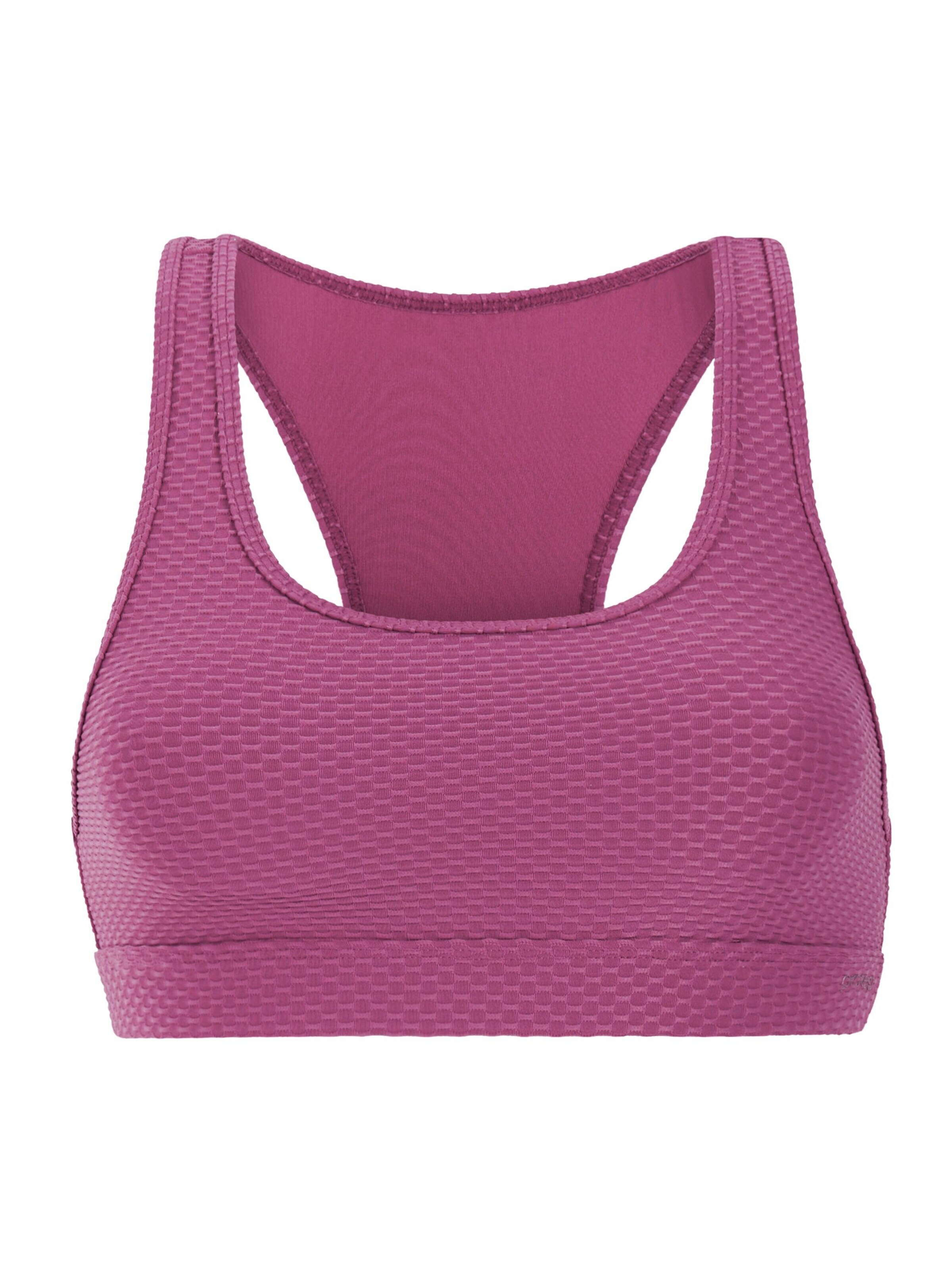 PROTEST Bralette Bikini top 'MIXEageri' in Pink: front
