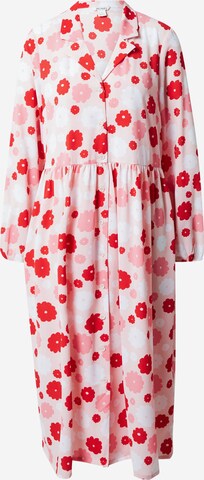 Robe-chemise Monki en rose : devant