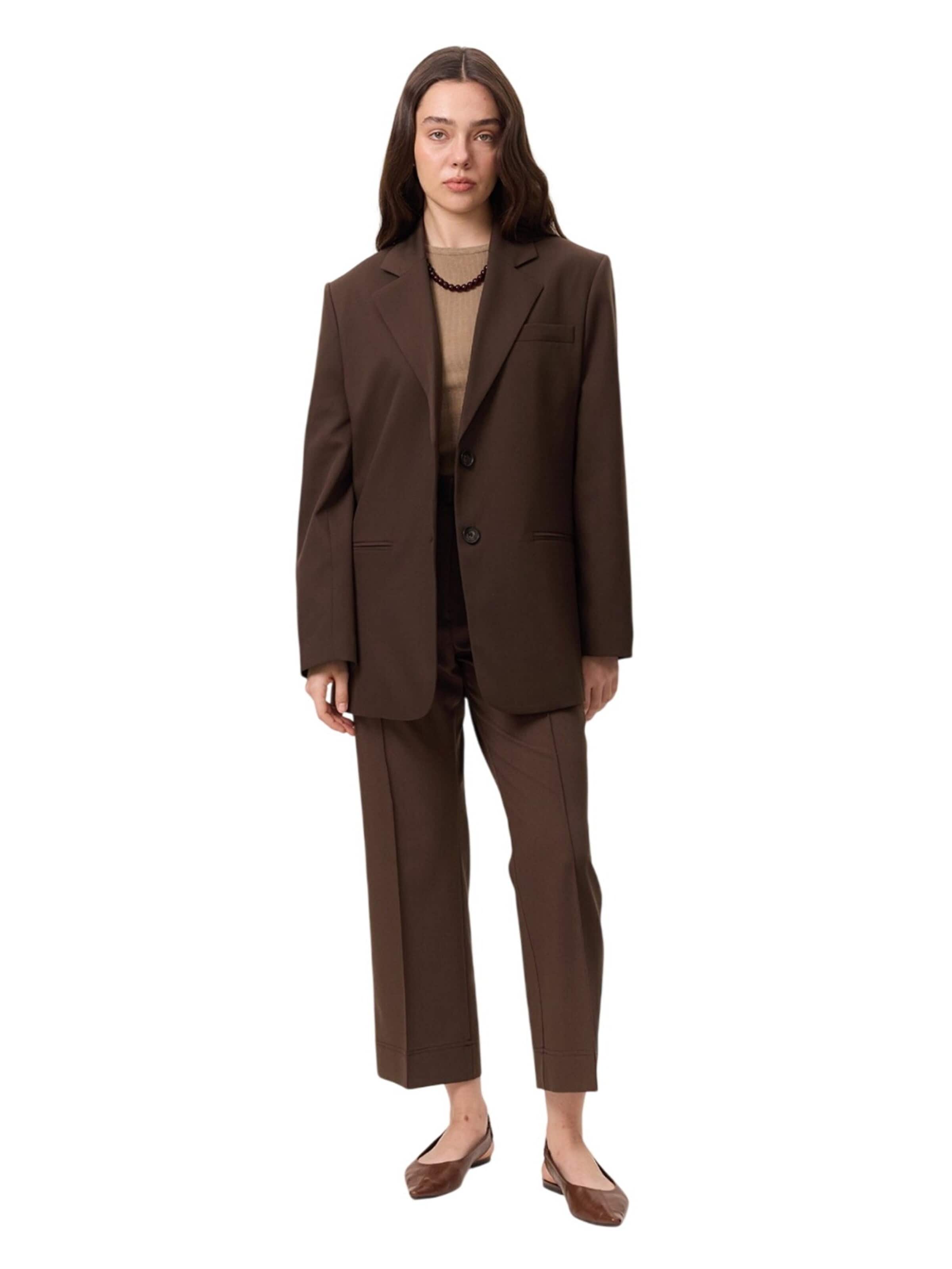 MANUKA Regular Broek in Bruin