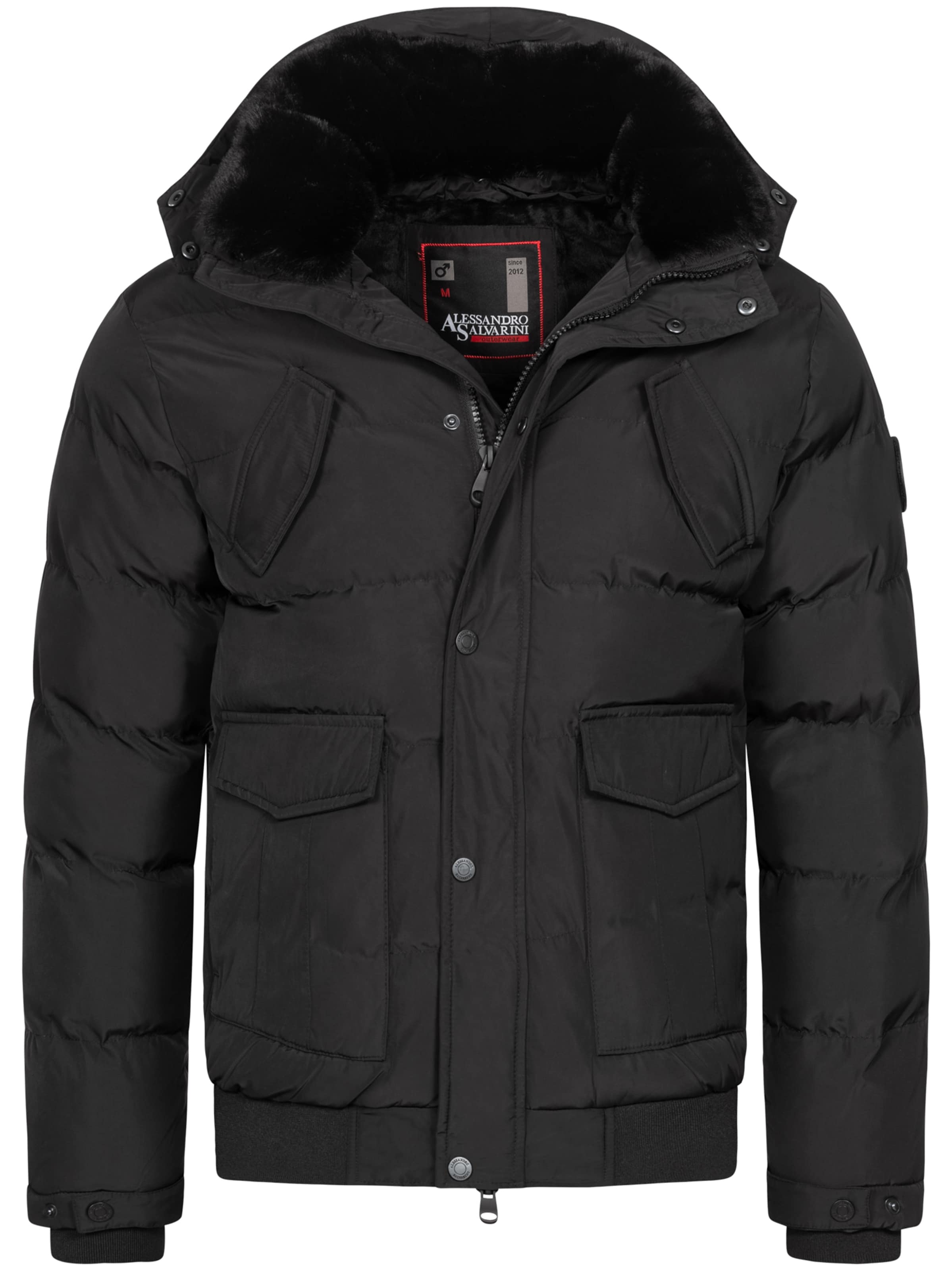 Alessandro Salvarini Winter jacket in Black