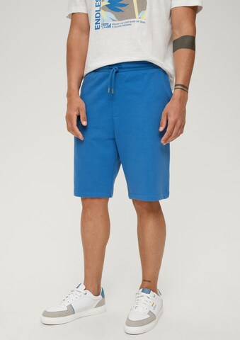 s.Oliver Loosefit Broek in Blauw: voorkant