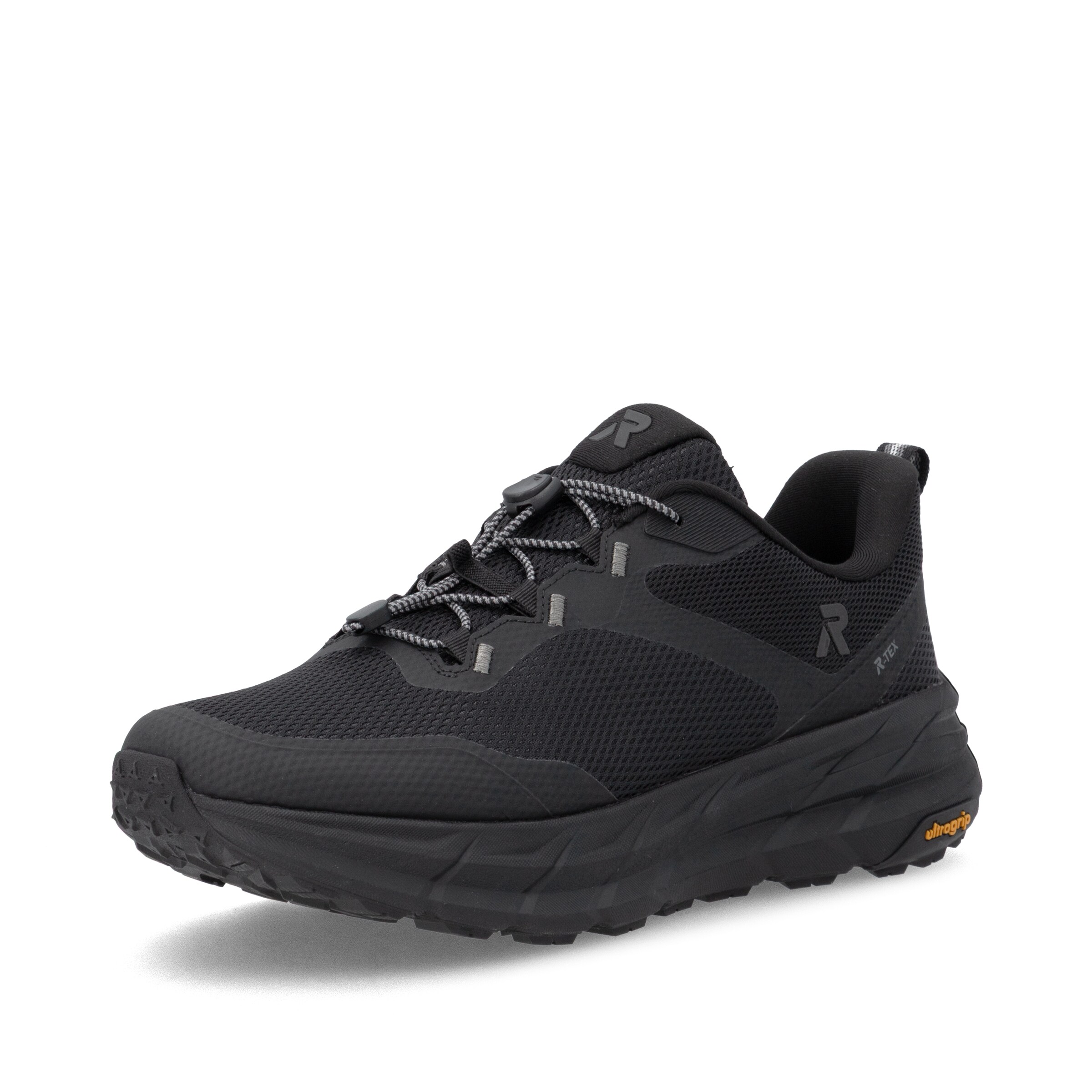 Baskets basses ' W4502 ' Rieker en noir : devant