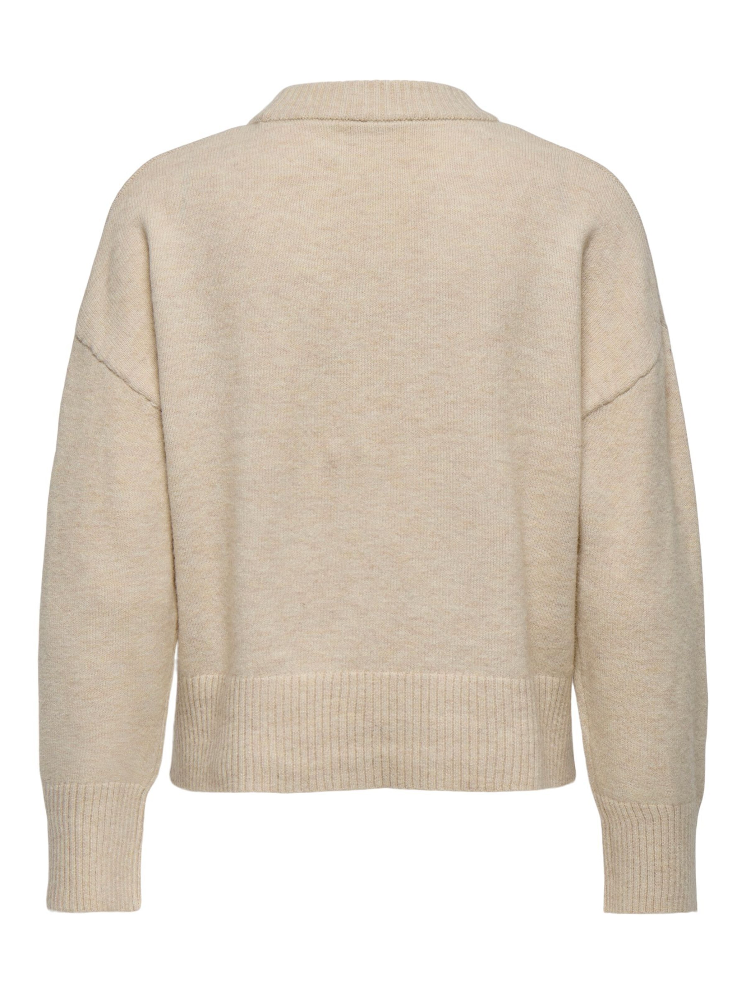 ONLY - Jersey 'ONLHOUSTON' en beige