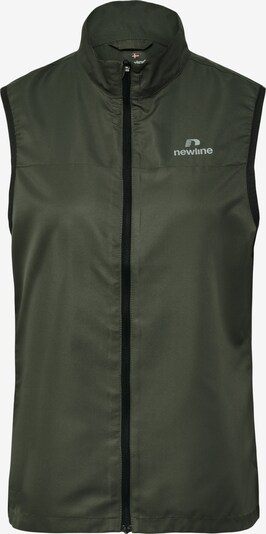Newline Sportbodywarmer in de kleur Donkergroen / Wit, Productweergave