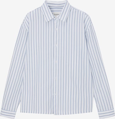 Pull&Bear Overhemd in de kleur Blauw / Navy / Wit, Productweergave