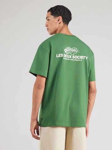 Les Deux - Camiseta 'Exhibition' en verde