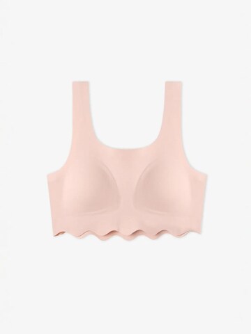 Triangle Soutiens-gorge 'PENTI wattierter Baumwoll-BH mit Bonding' Penti en rose : devant