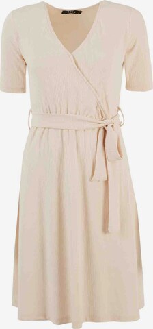 LELA Dress in Beige: front