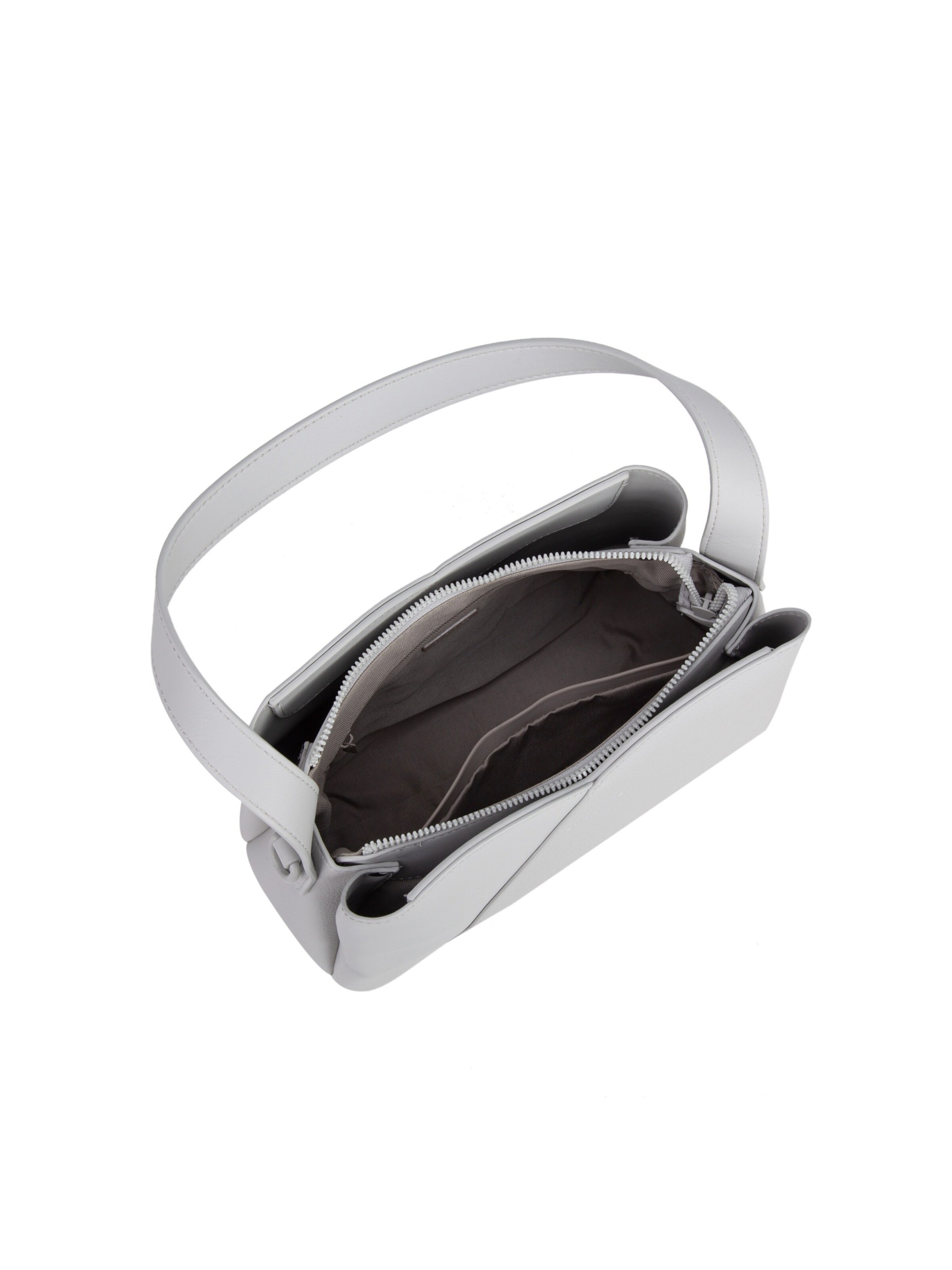 Borsa a spalla 'Borsa a Spalla David Jones Design Curvilineo Ecopelle' di David Jones in grigio