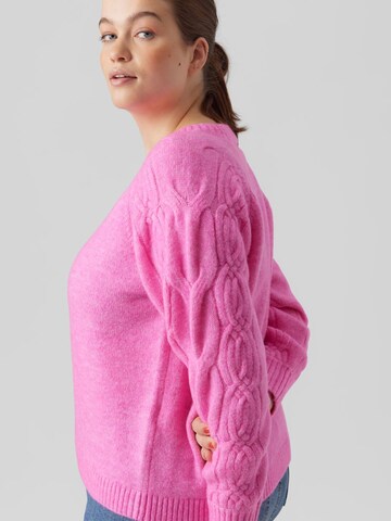 Vero Moda Curve Sweater in Pink