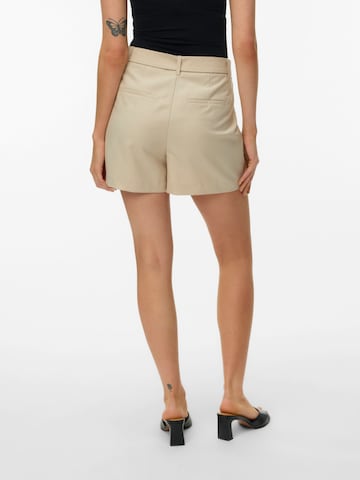 VERO MODA Regular Pleat-Front Pants 'VMKYLIE' in Grey