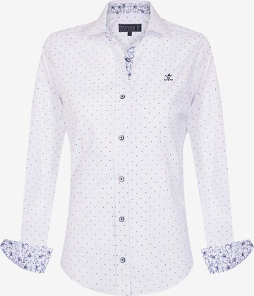 Sir Raymond Tailor Blouse 'Pure' in Wit: voorkant