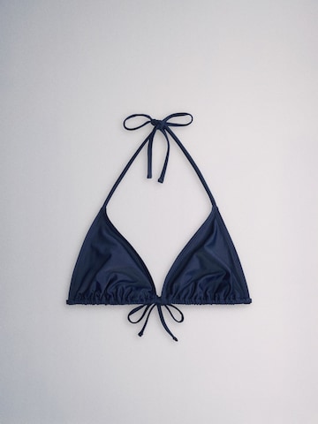The Set Trikotni nedrčki Bikini | modra barva