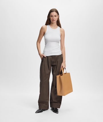 Liebeskind Berlin Handtas ' PAPER BAG ' in Bruin: voorkant