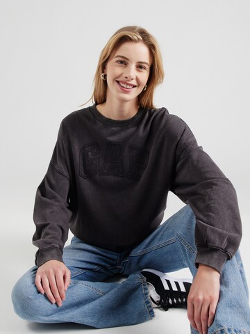 Sweat-shirt GAP en noir : devant