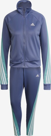 ADIDAS PERFORMANCE Survêtement en jade / violet foncé / blanc, Vue avec produit