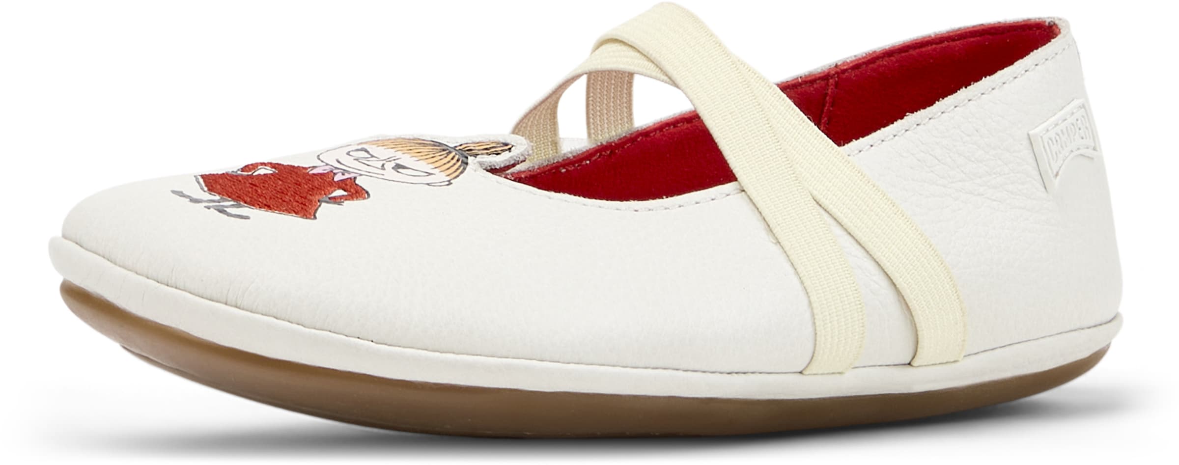 CAMPER Ballerina in White: front
