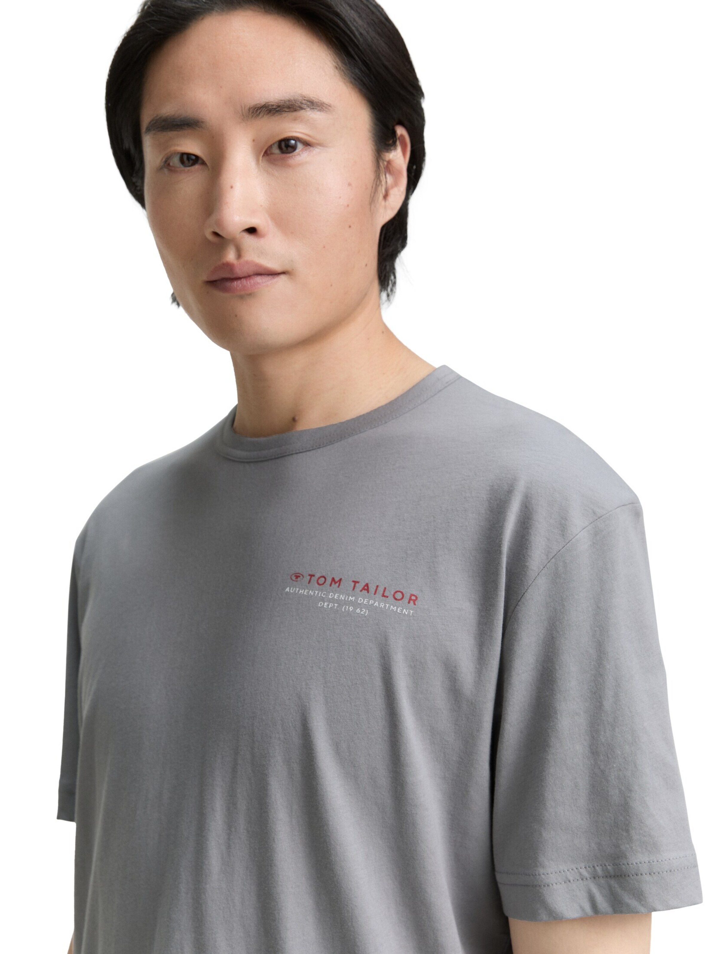 TOM TAILOR Shirt in Grey