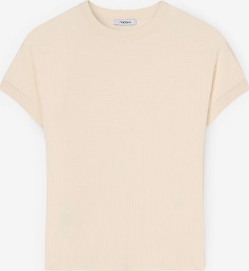 Pull-over MOTIVI en blanc : devant