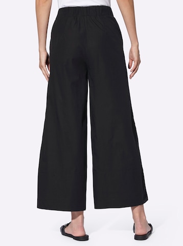 heine Wide leg Broek in Zwart