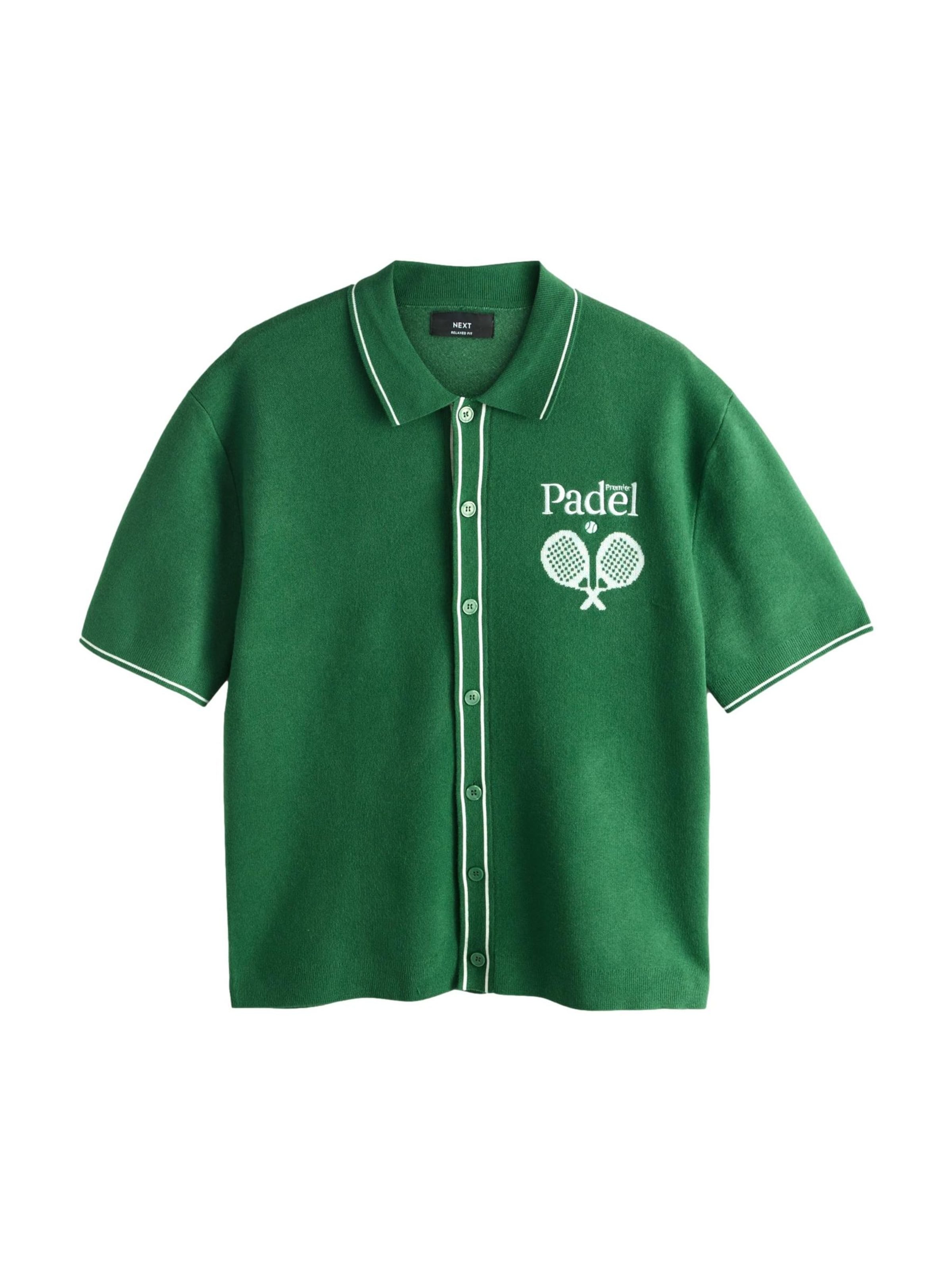 Vestes en maille Next en vert : devant