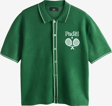 Vestes en maille Next en vert : devant