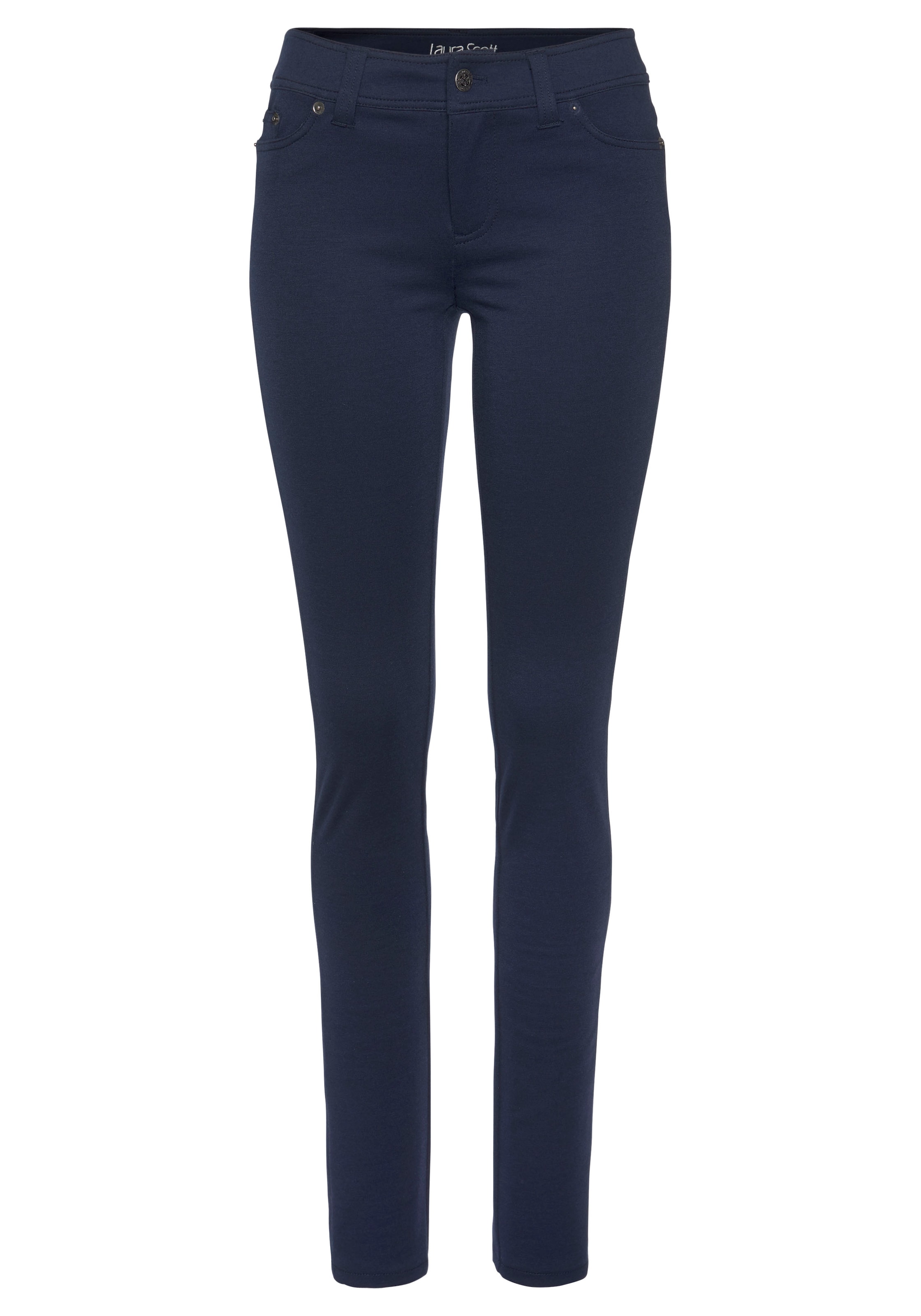 LAURA SCOTT Skinny Hose in Blau: Vorderseite