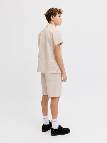 Jack & Jones Junior Comfort Fit Πουκάμισο 'JJGLOBAL' σε γκρι