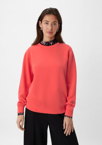 comma casual identity Sweatshirt in Rood: voorkant