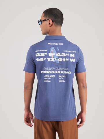 CAMP DAVID - Camiseta en azul