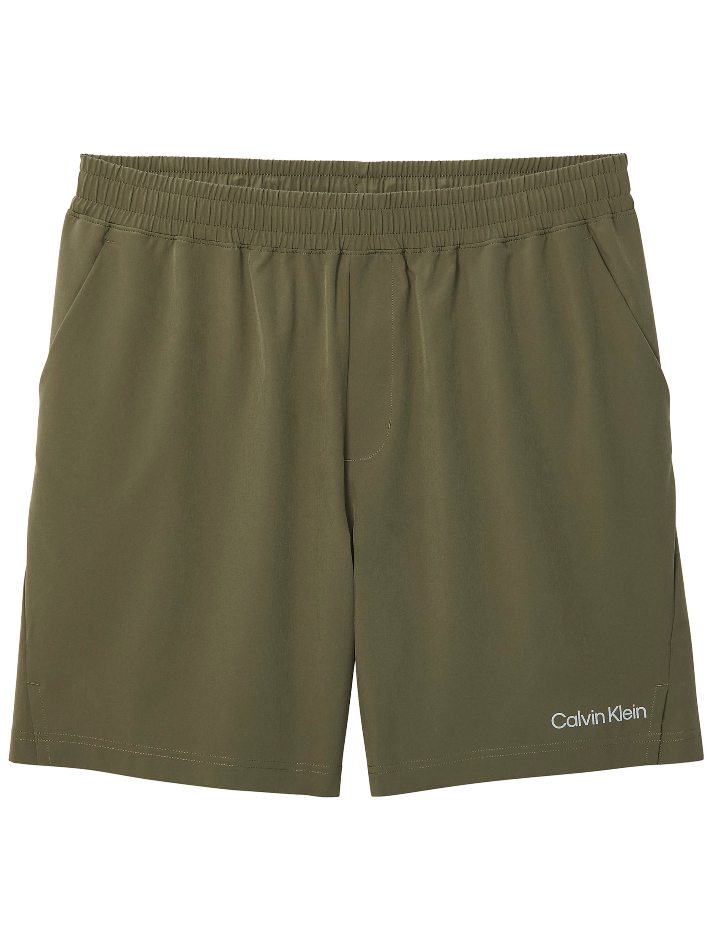 Regular Pantalon de sport Calvin Klein Sport en vert : devant