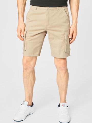 Regular Pantalon cargo 'Cam Stage' Only & Sons en beige : devant