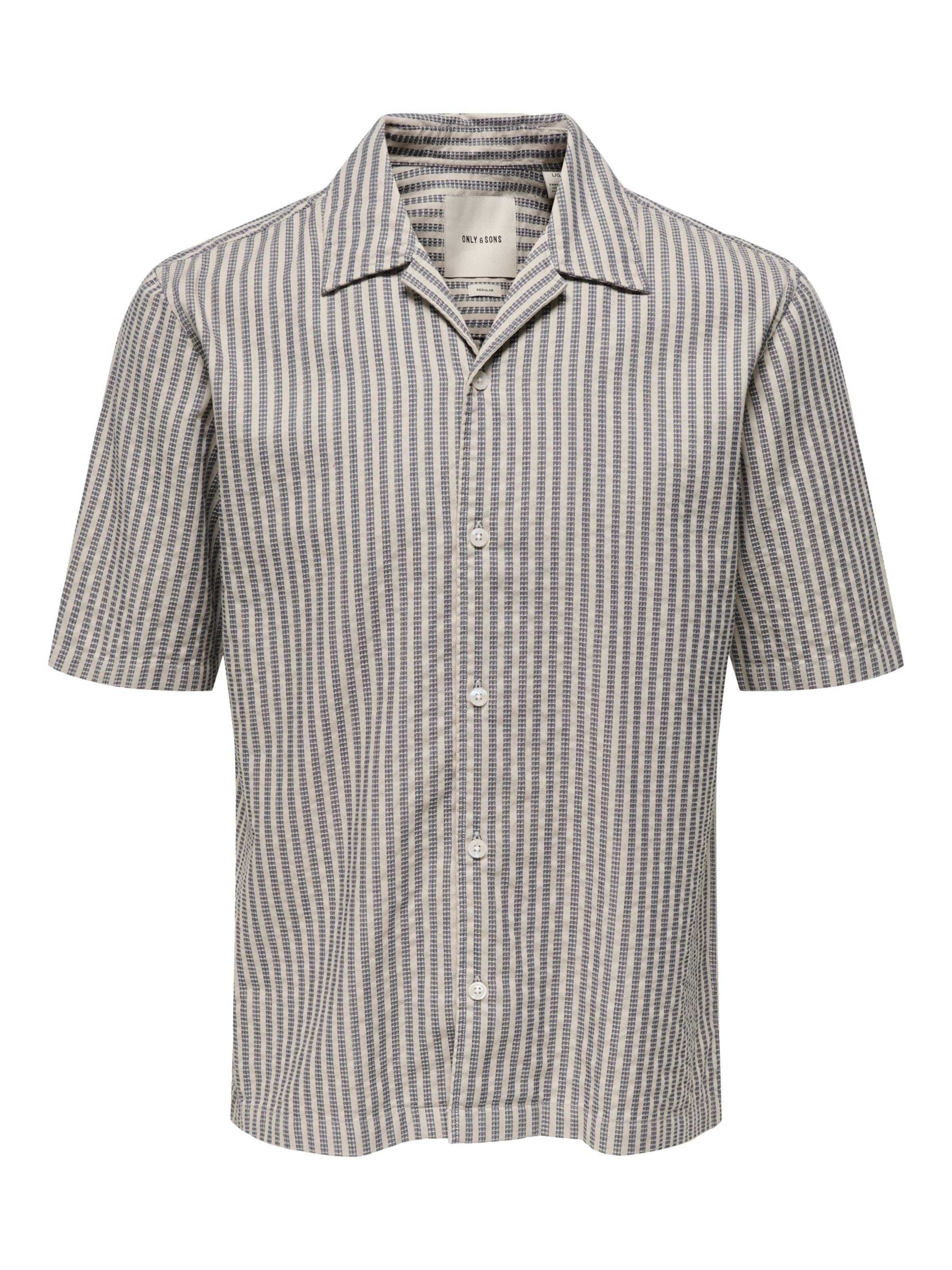 Camicia 'ONSROBERTS' Only & Sons di colore beige / grigio, Visualizzazione prodotti