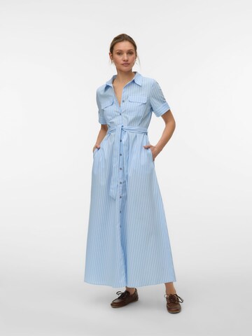 Abito camicia 'VMLotus' di VERO MODA in blu: frontale