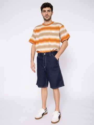 Carhartt WIP Luźne Jeansy 'Simple Short Blue' w kolorze niebieski