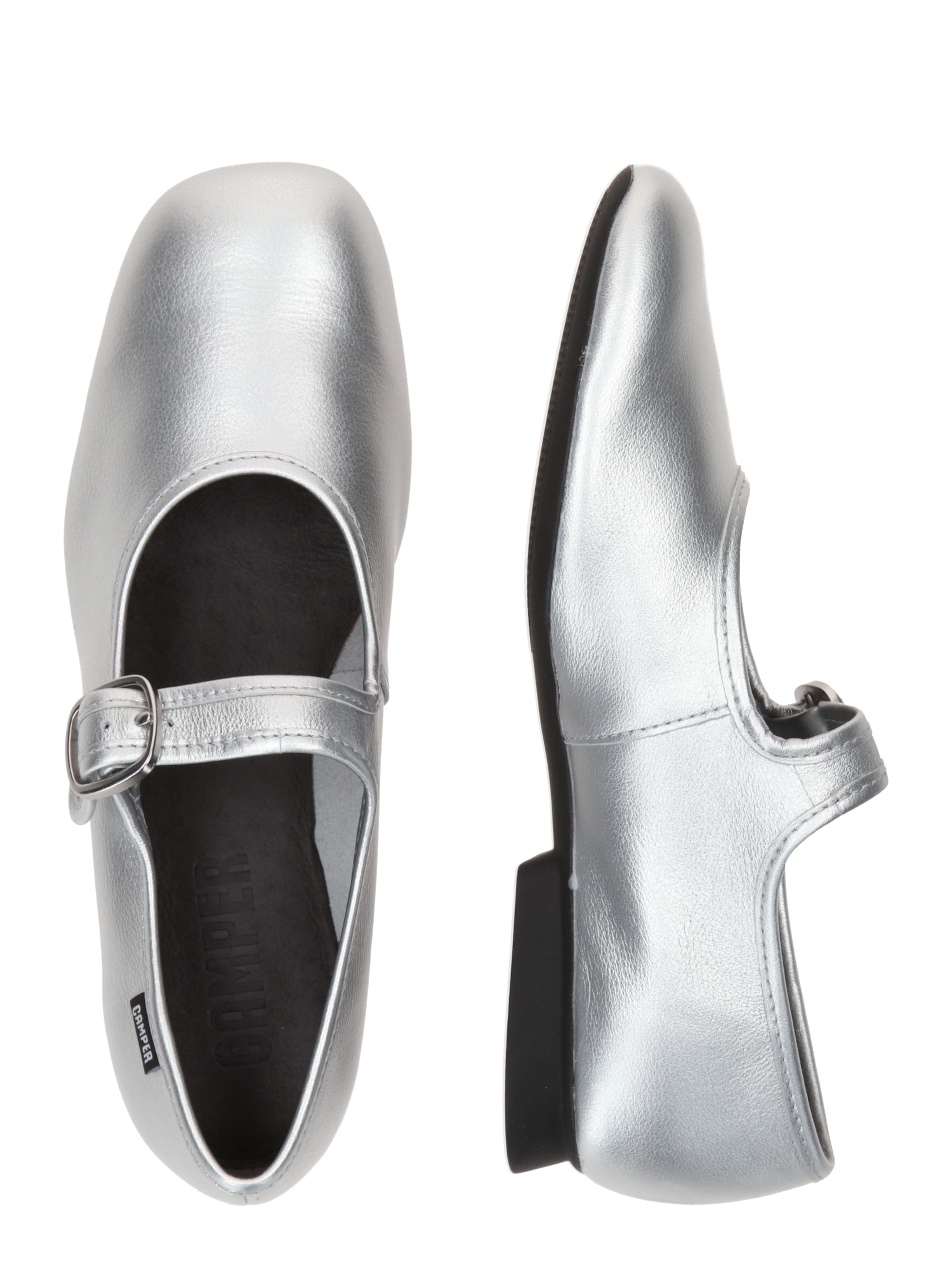 CAMPER Strap ballerina 'Casi Myra' in Grey