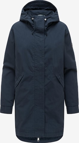 Manteau mi-saison 'Lamyja B' Ragwear en bleu : devant