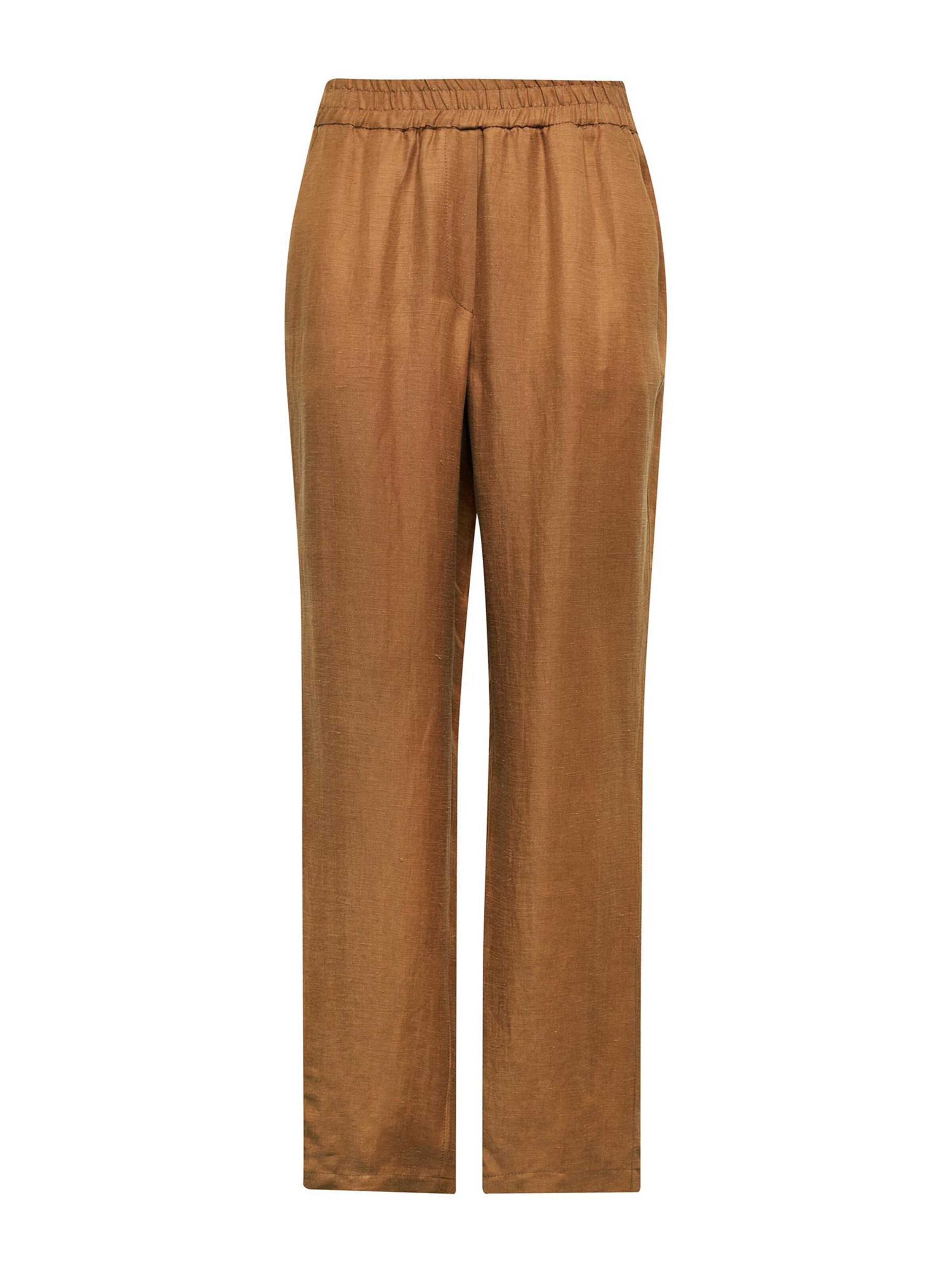 Goldner Regular Broek in Bruin: voorkant