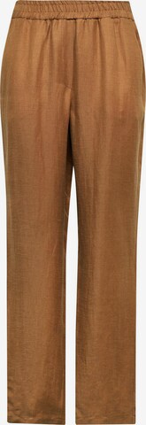 Regular Pantalon Goldner en marron : devant