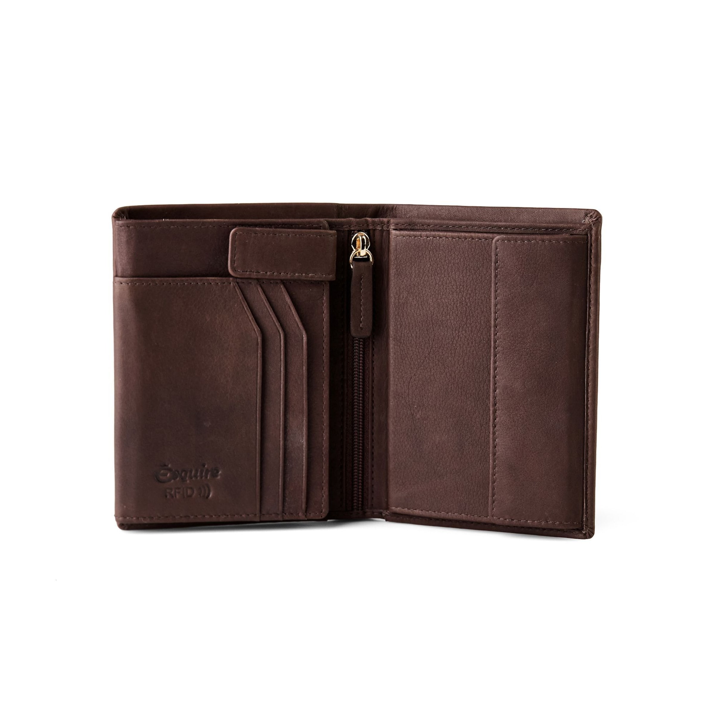 Esquire Portemonnee 'Chicago' in Bruin
