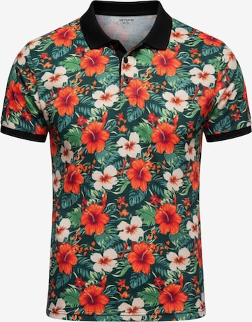 Ombre T-shirt i svart: framsida