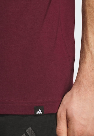 T-Shirt fonctionnel ADIDAS SPORTSWEAR en rouge