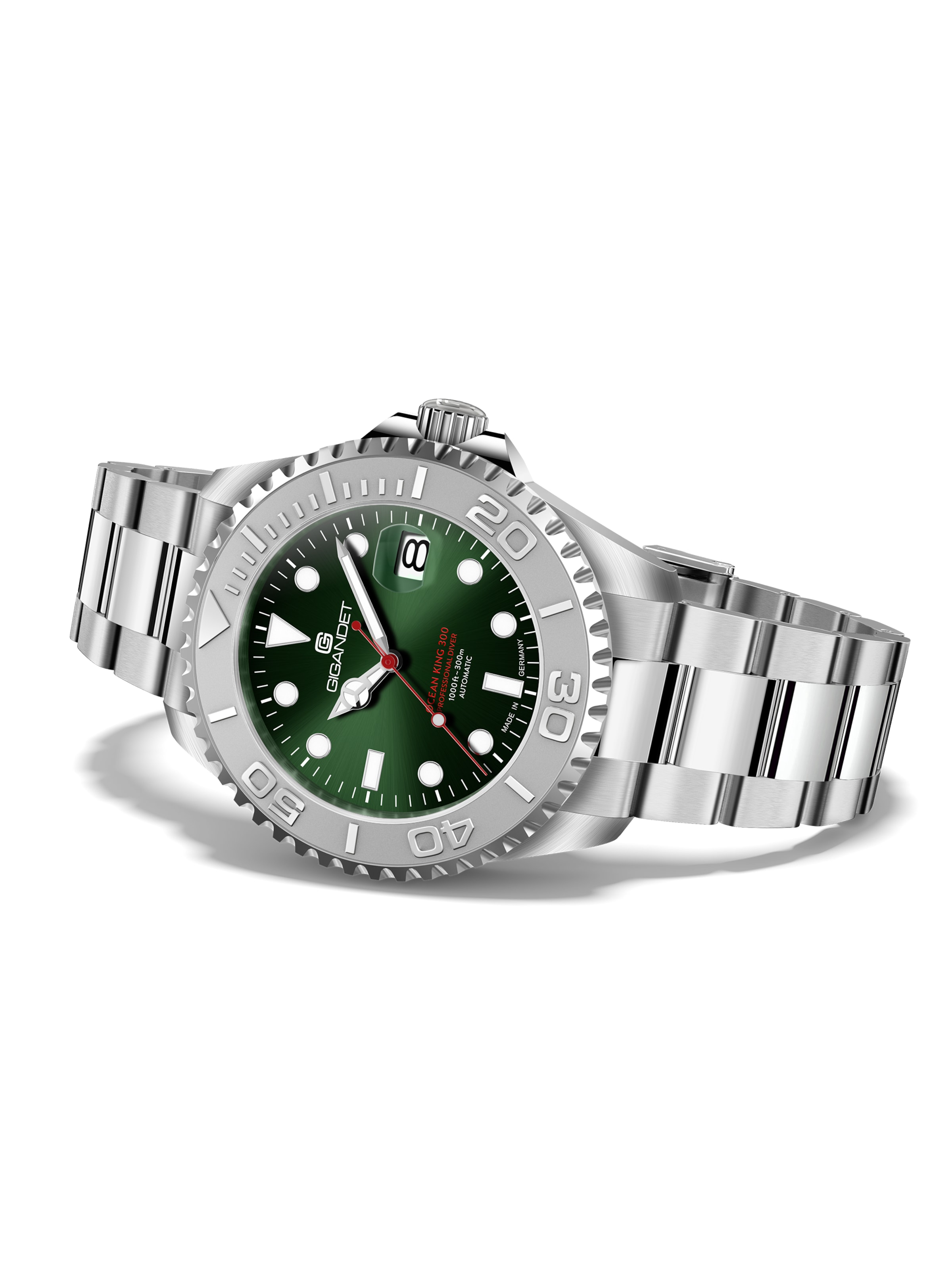 Gigandet Analog Watch 'OCEAN KING' in Green