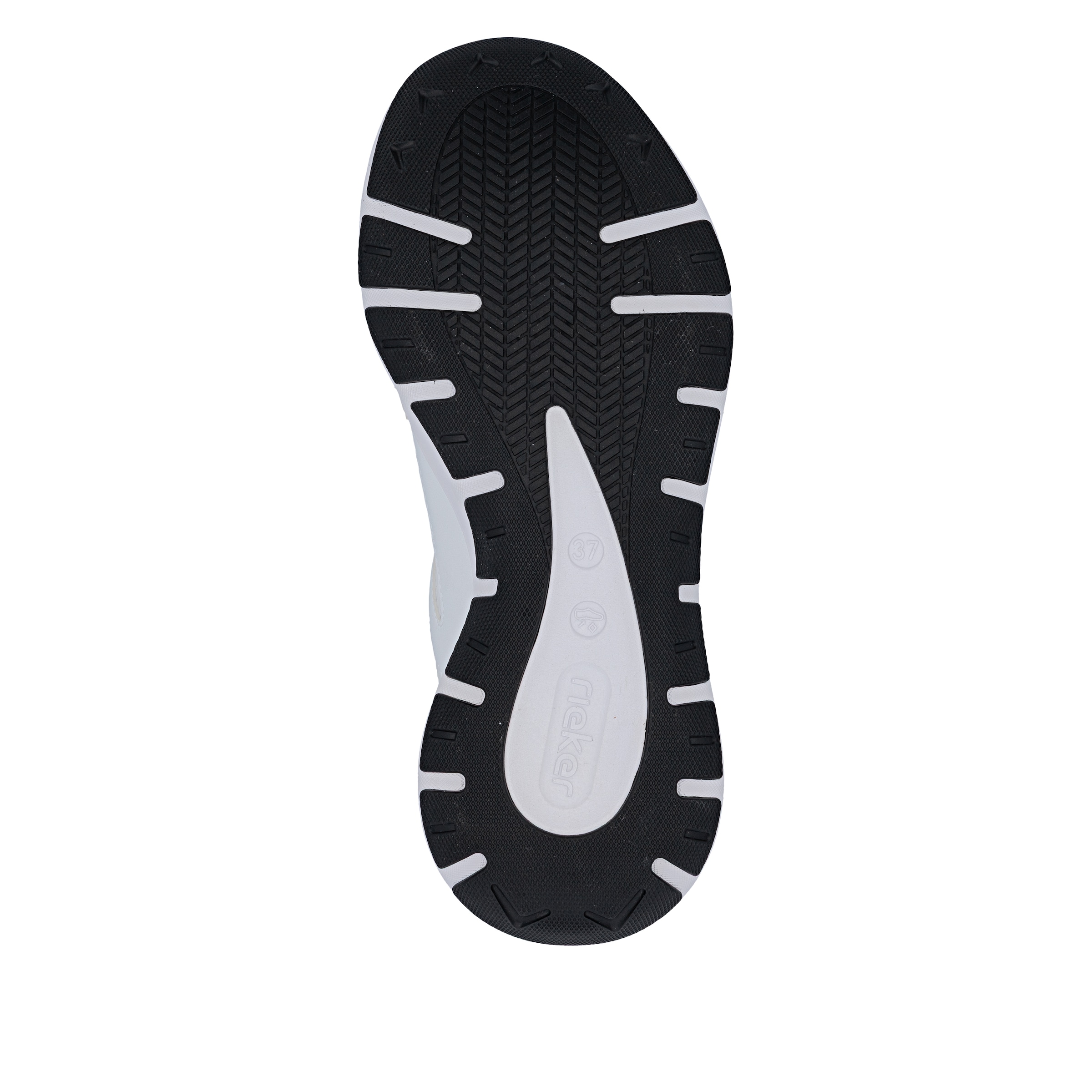 Rieker Ниски маратонки в бяло