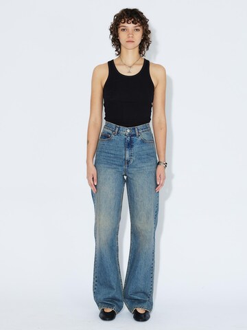 Dr. Denim Regular Jeans 'Echo High Straight' in Blauw