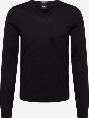 BOSS Sweater 'Melba' in Black: front