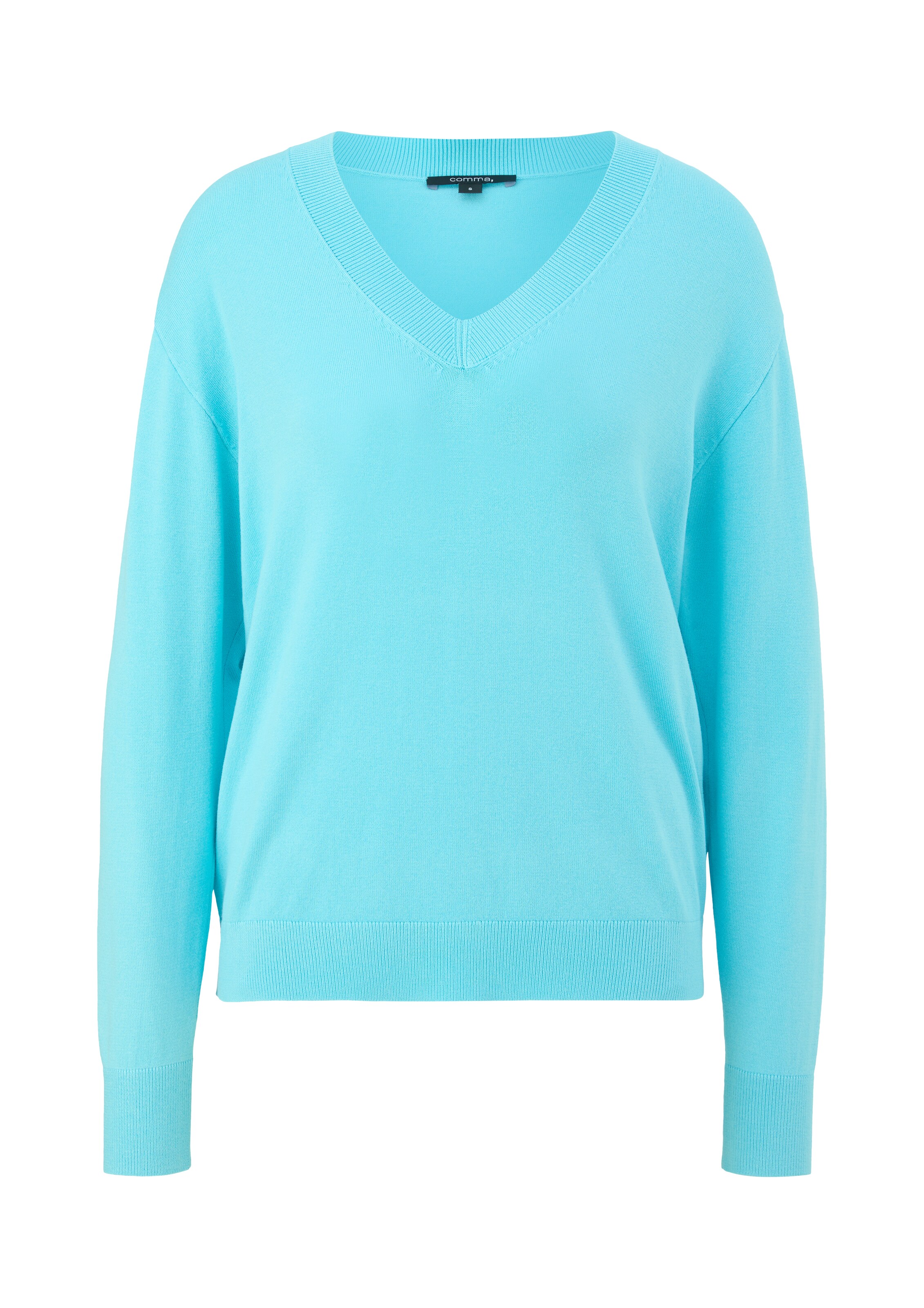 COMMA Pullover in Blau: Vorderseite