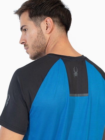 Spyder Functioneel shirt in Blauw