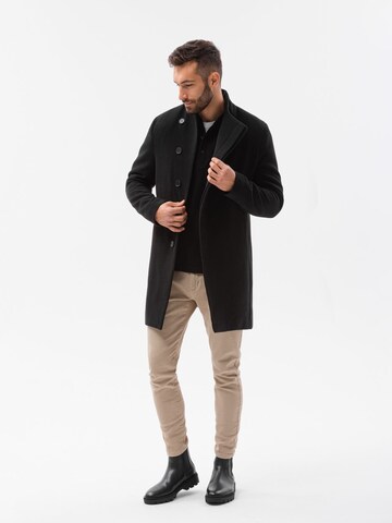 Ombre Between-Seasons Coat 'C501' in Black