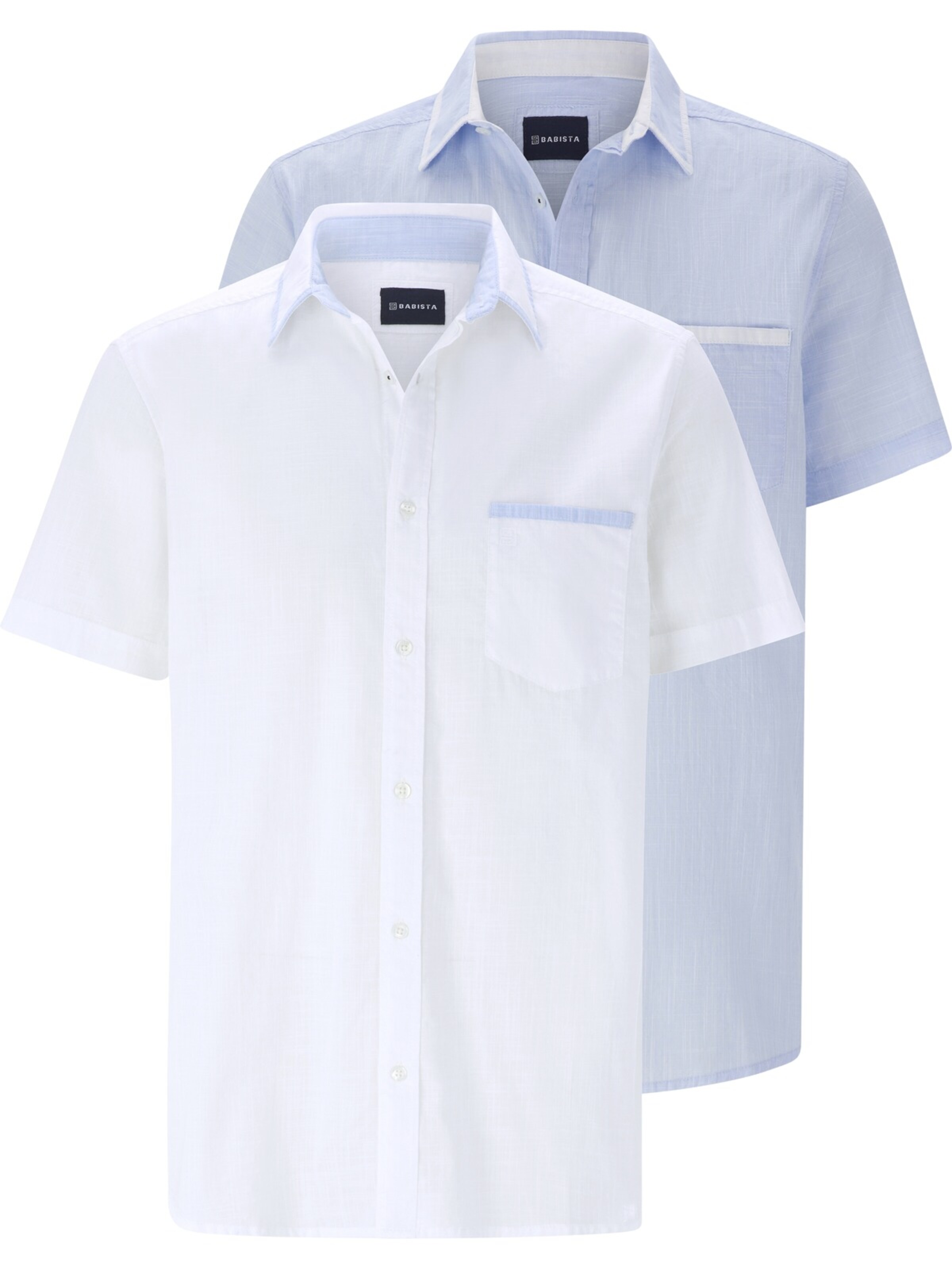 BABISTA Regular fit Button Up Shirt ' Tharin ' in Blue